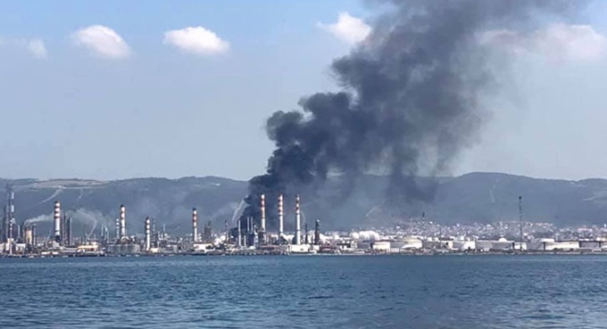 Tüpraş’ta yangın!