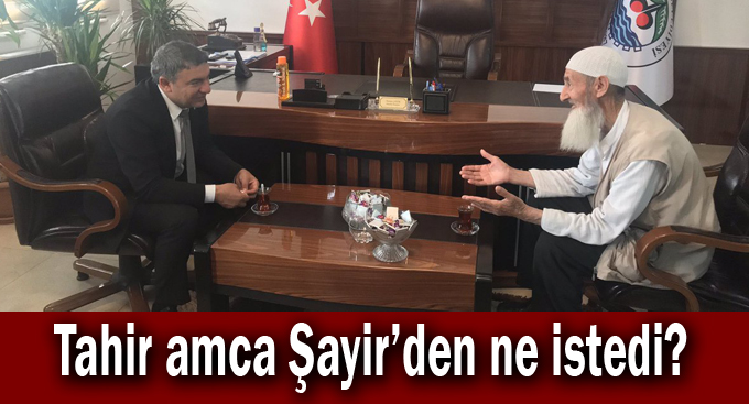 Başkan Şayir'e sürpriz ziyaret
