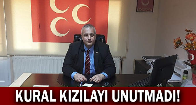 Kural Kızılayı unutmadı!