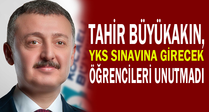 Başkan, YKS’ye girecek öğrencilere başarı diledi