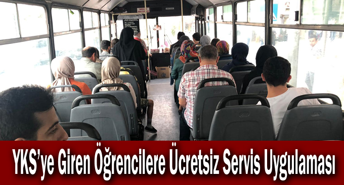 Dilovası Belediyesi’nden YKS’ye Giren Öğrencilere Ücretsiz Servis Uygulaması