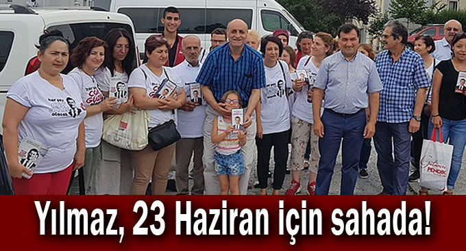 Yılmaz, 23 Haziran için sahada!