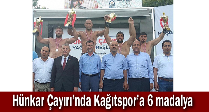 Hünkar Çayırı’nda Kağıtspor’a 6 madalya