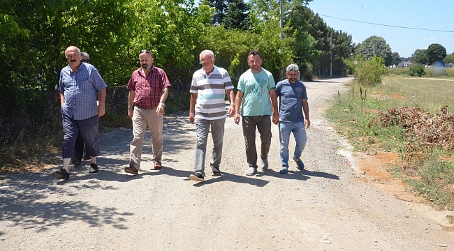 Gebze'de mahalle halkının yol isteği