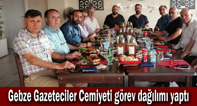 Gebze Gazeteciler Cemiyeti görev dağılımı yaptı