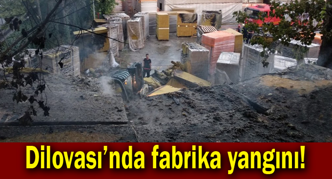 Dilovası'nda fabrika yangını!