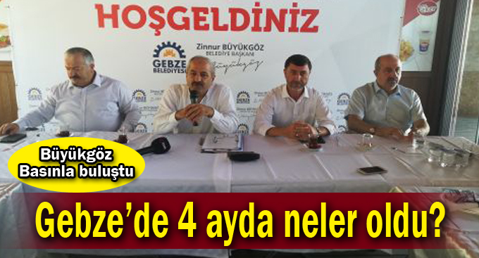 Başkan Büyükgöz 4 ayı değerlendirdi!