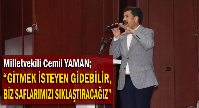 Yaman, yeni parti oluşumunu değerlendirdi!