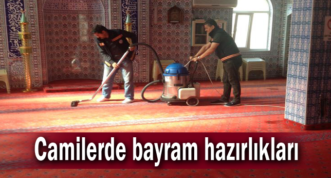 Camilerde bayram hazırlıkları