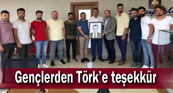 Gençlerden Törk’e teşekkür