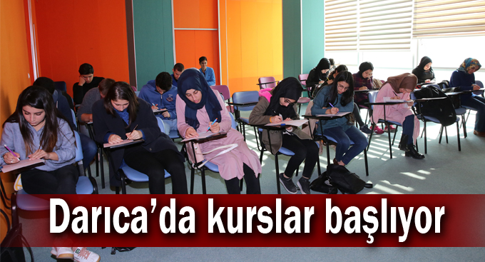 Darıca'da kurslar başlıyor