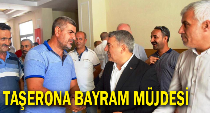 Başkan Şayir’den Taşerona bayram müjdesi