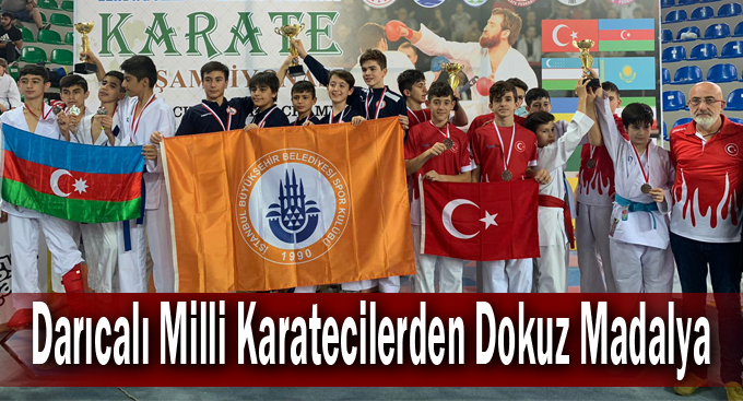 Darıcalı Milli Karatecilerden Dokuz Madalya