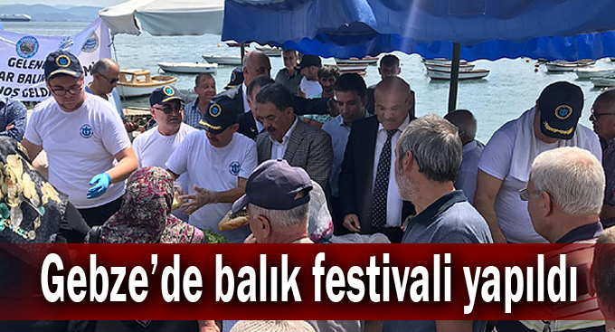 Gebze’de balık festivali yapıldı