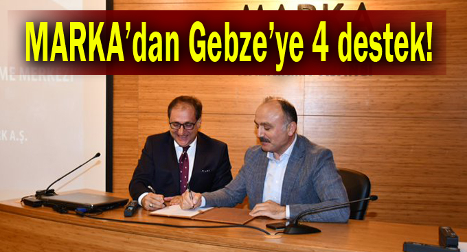 MARKA’dan Gebze’ye 4 destek!