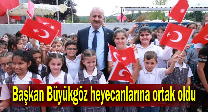 Başkan Büyükgöz heyecanlarına ortak oldu