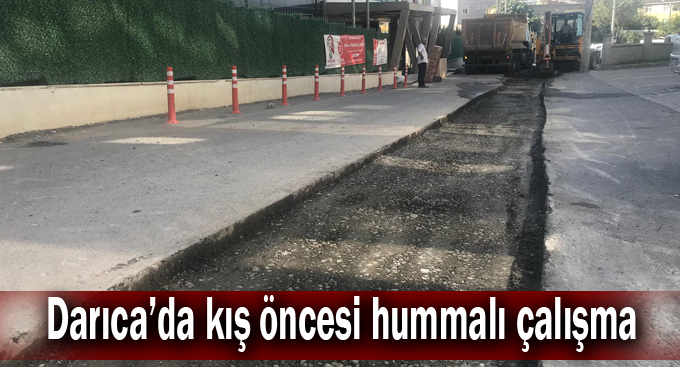 Darıca’da kış öncesi hummalı çalışma