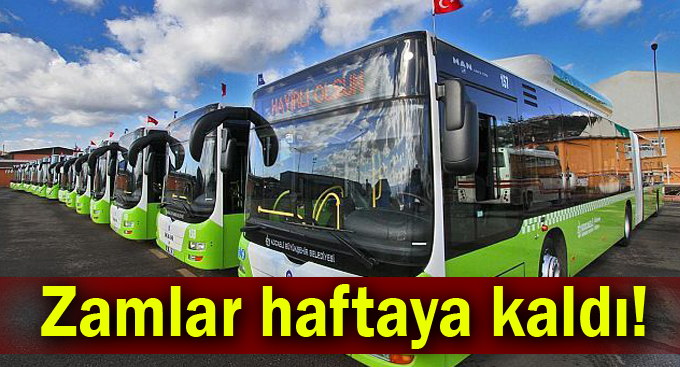 Zamlar haftaya kaldı!