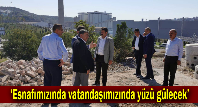 Şayir ve Yaman , Eynerce Kavşağı çalışmalarını inceledi!