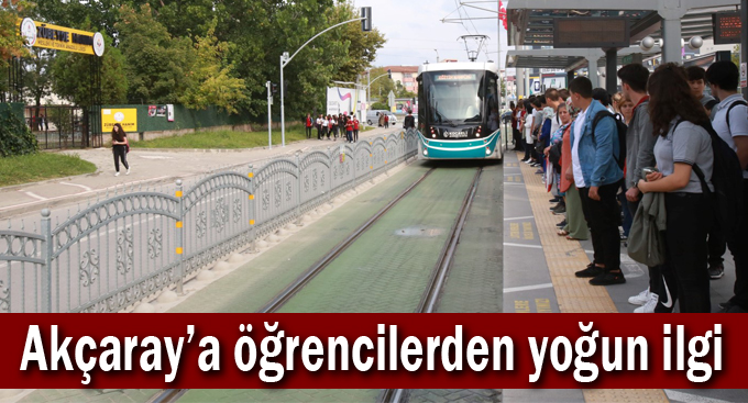 Akçaray’a öğrencilerden yoğun ilgi