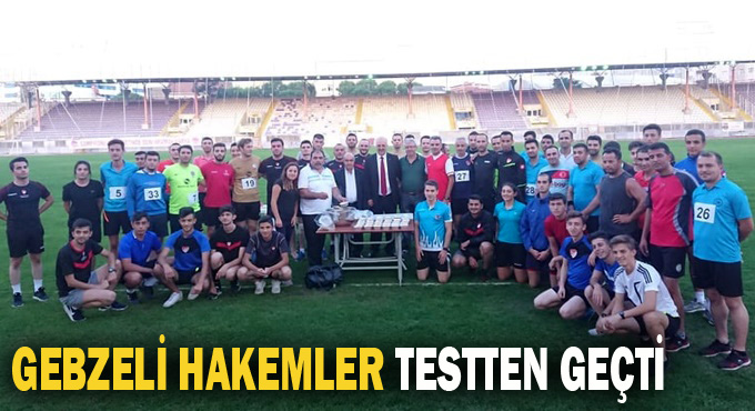 Kocaeli il hakem kurulu hakemlerini koşu testine tabi tuttu