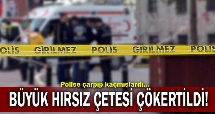 Büyük hırsız çetesi çökertildi!