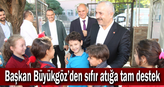 Başkan Büyükgöz’den sıfır atığa tam destek