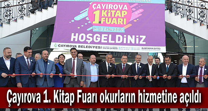 Çayırova 1. Kitap Fuarı okurların hizmetine açıldı