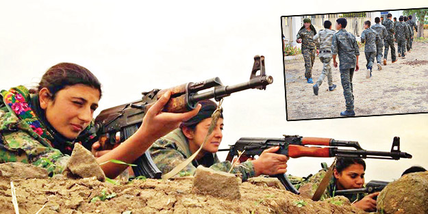 YPG yine çocukları kalkan yapıyor