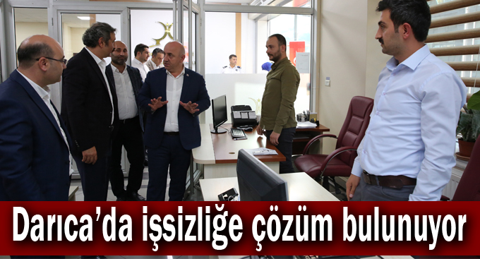 Darıca’da işsizliğe çözüm bulunuyor