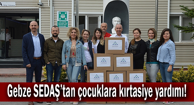 Gebze SEDAŞ’tan çocuklara kırtasiye yardımı!