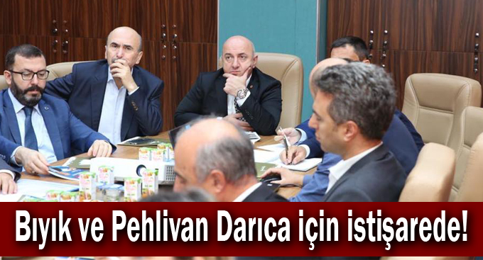 Bıyık ve Pehlivan Darıca için istişarede!