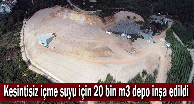 Gebze ve Çayırova'da kesintisiz içme suyu için 20 bin m3 depo inşa edildi