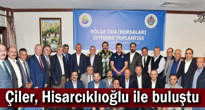 Çiler, Hisarcıklıoğlu ile buluştu