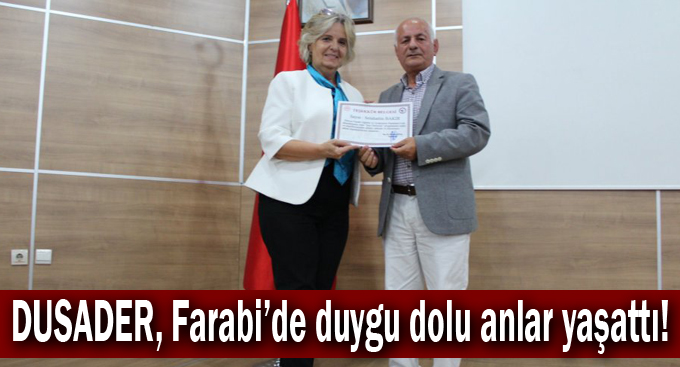 DUSADER, Farabi’de duygu dolu anlar yaşattı!