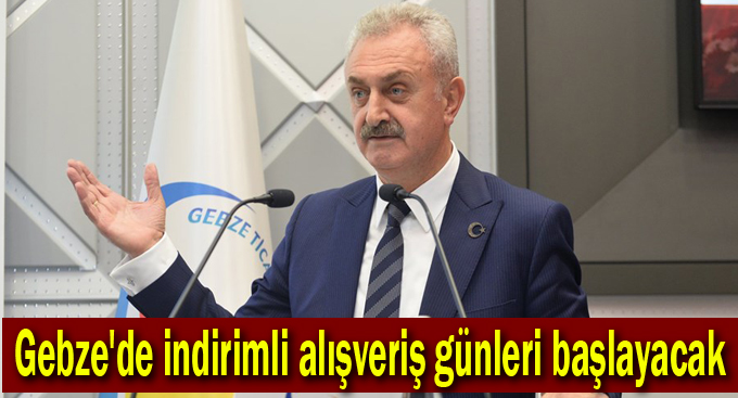 Gebze'de indirimli alışveriş günleri başlayacak