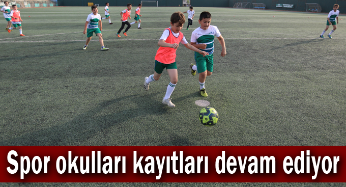 Spor okulları kayıtları devam ediyor