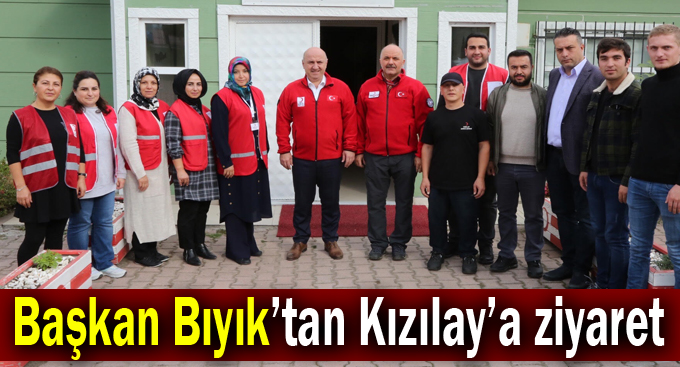 Başkan Bıyık’tan Kızılay’a ziyaret