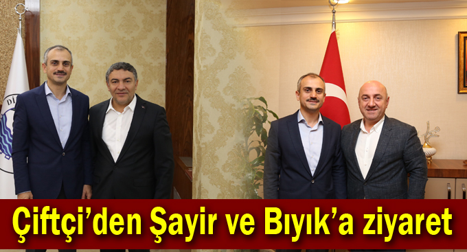 Çiftçi’den Şayir ve Bıyık’a ziyaret