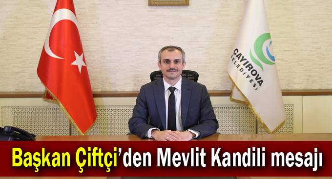 Çiftçi’den Mevlit Kandili mesajı
