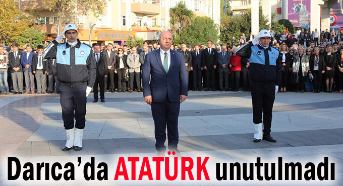 Darıca'da Atatürk unutulmadı