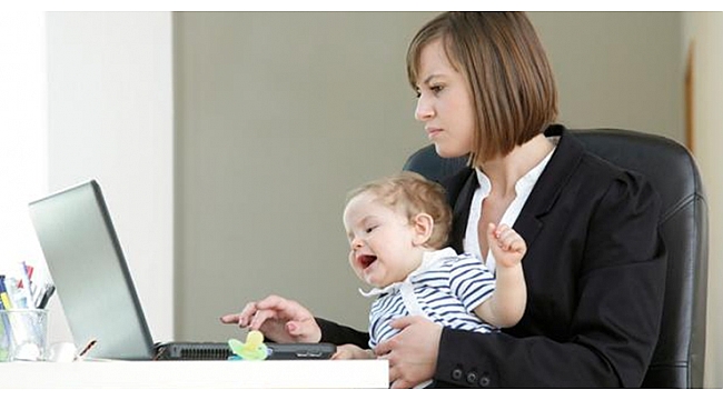 Çalışan annelere 1300 lira destek