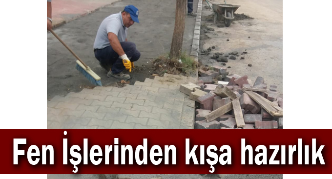 Fen İşlerinden kışa hazırlık