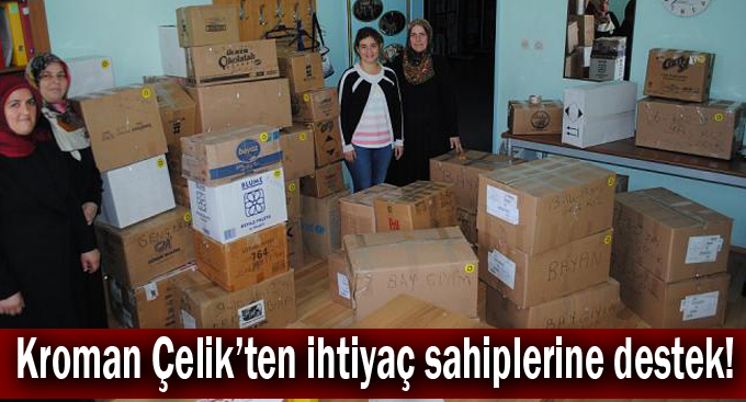 Kroman Çelik’ten ihtiyaç sahiplerine destek!