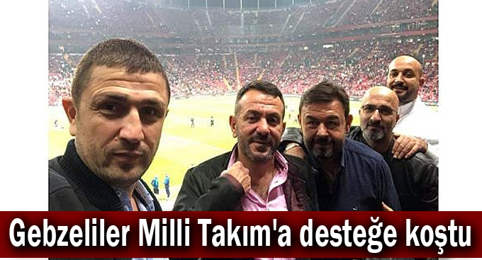 Gebzeliler Milli Takım'a desteğe koştu