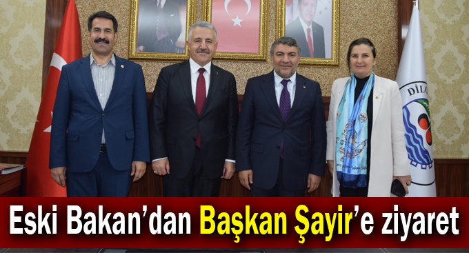 Eski Bakan’dan Başkan Şayir’e ziyaret