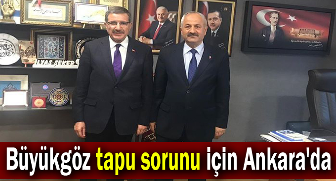 Büyükgöz tapu sorunu için Ankara'da