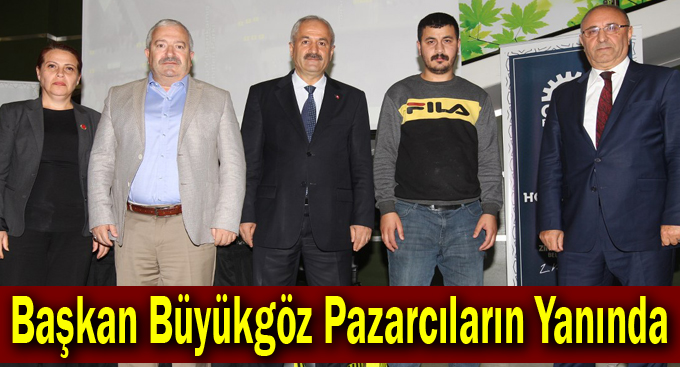 Yenikent Pazarında kuralar çekildi