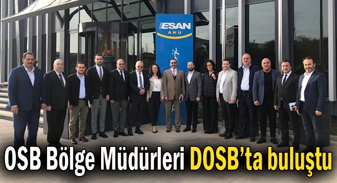 DOSB’da bölge müdürleri toplandı