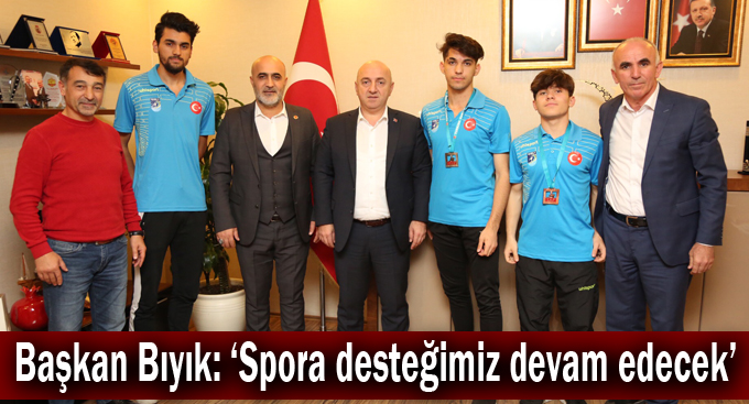 Başkan Bıyık: ‘Spora desteğimiz devam edecek’